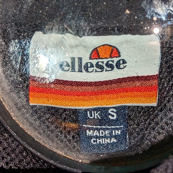 Ladies Ellesse Black Warm Up Pants Sz UK Small US Size 4 - Picture 2 of 4